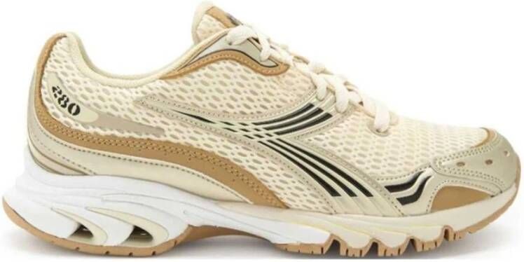Diadora Stijlvolle tennisgeïnspireerde sneakers voor Beige - Foto 3