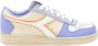 Diadora Paarse Leren Lage Basketball Sneakers - Thumbnail 1