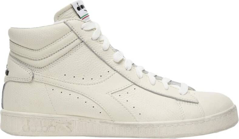 Retro Sneaker Game High Waxed Hoge sneakers Leren Sneaker Groen - Foto 19