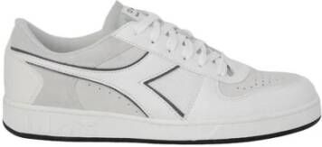 Diadora Polyurethaan en Leren Sneakers Heren Collectie Gray Heren