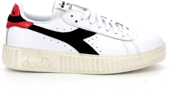 Diadora Prem Game Step Lage Sneakers Wit
