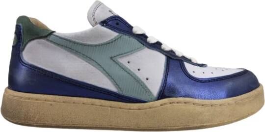 Diadora Premium Blauw Azure Sneakers Blue Dames