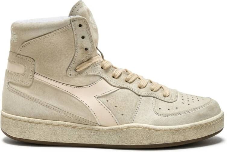 Diadora Premium Stone Washed Beige Sneakers