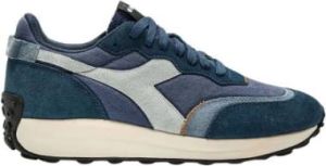 Diadora Race Suede SW Klassieke hardloopschoen Blauw Heren