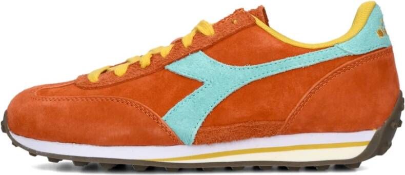 Diadora Rally S Dames Lage Sneakers Oranje