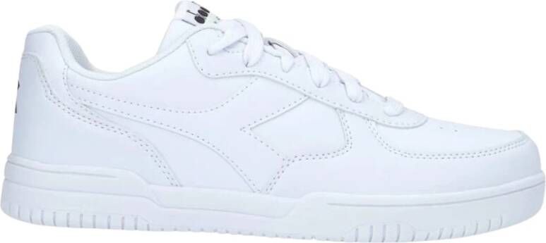 Diadora Witte Veterschoenen met Slip-on Detail White Dames - Foto 3