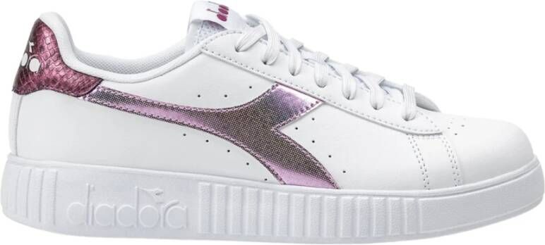 Diadora Bright Reptile Damessneakers White Dames