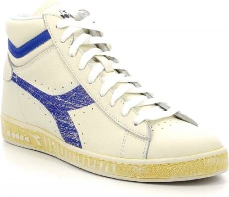 Diadora Retro Hoge Sneakers Blauw Unisex