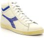 Diadora Retro Hoge Sneakers Blauw Unisex - Thumbnail 3