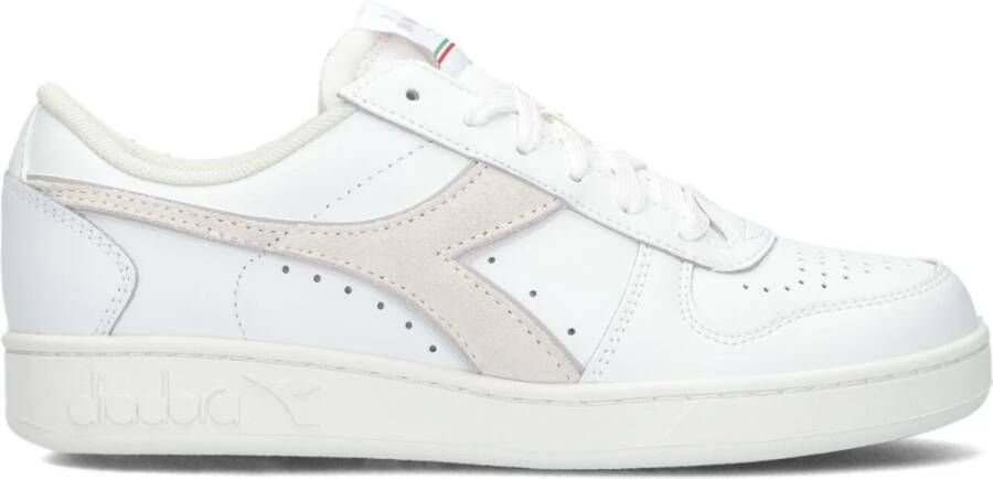 Retro Sneaker Magic Basket Low Leather Woman Lage sneakers Leren Sneaker Dames Wit - Foto 4