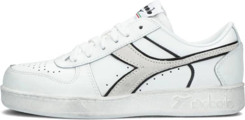 Diadora Retro Lage Top Sneaker Magic Basket White Dames