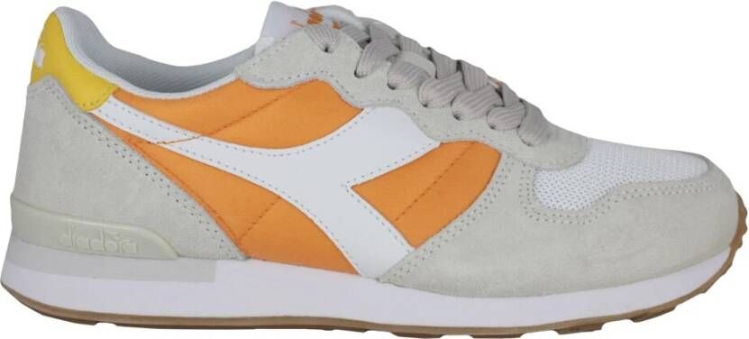 Diadora Retro Running Sneaker Wit Zinnia Citroenchroom