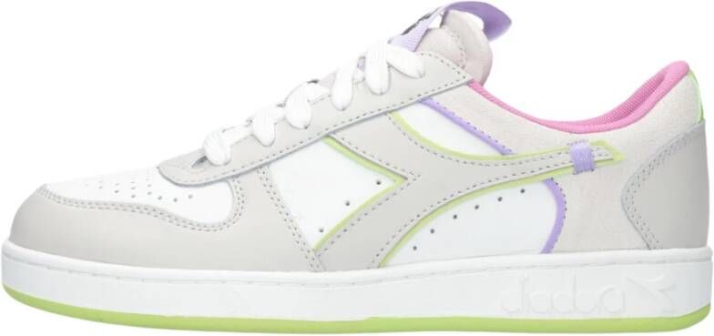 Diadora Magic Basket Low Label Woman Lage sneakers Leren Sneaker Dames Wit - Foto 5