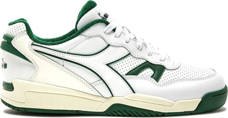Diadora Eco-Leren Herensneakers Herfst Winter Collectie Green Heren - Foto 4