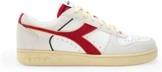 Diadora Rode Sneakers Heren Herfst Winter Stijl