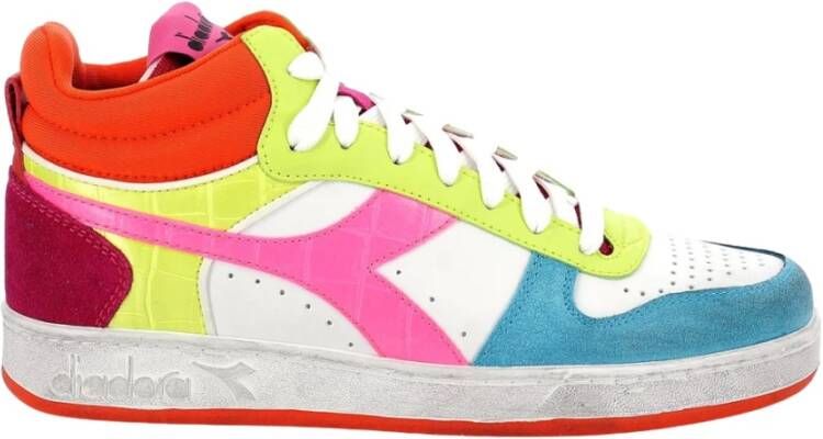 Diadora Magic Basket Demi Croco Woman Hoge sneakers Leren Sneaker Dames Multi - Foto 1