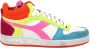 Diadora Magic Basket Demi Croco Woman Hoge sneakers Leren Sneaker Dames Multi - Thumbnail 1