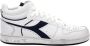 Diadora Magic Basket Demio Icona Hoge sneakers Leren Sneaker Heren Wit - Thumbnail 2