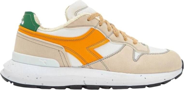 Diadora Hoge Kwaliteit Leren Sneakers voor Heren Beige Heren