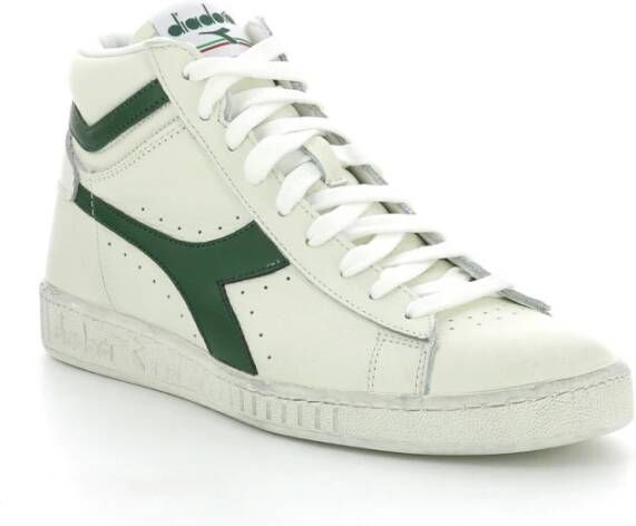 Diadora Game L High Waxed Hoge sneakers Leren Sneaker Wit - Foto 7