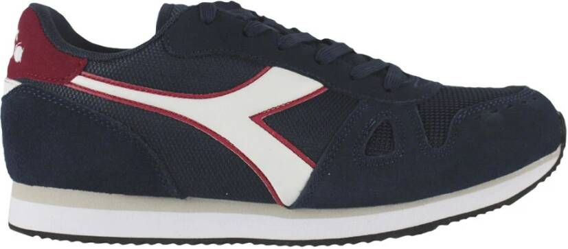 Diadora Simple Run Sneakers Sportief en stijlvol Blauw Heren