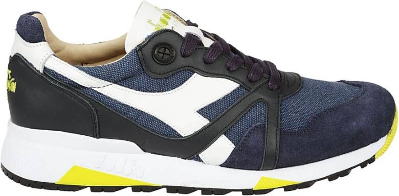 Diadora Blauw Demin N9000 H C SW Sneakers Blauw Heren