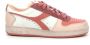 Diadora Lage Top Leren Veterschoenen Multicolor Dames - Thumbnail 5