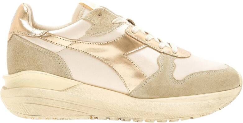 Diadora Sneakers Dames Lage sneakers Damesschoenen Canvas Venus Queen Gebroken wit combi - Foto 3