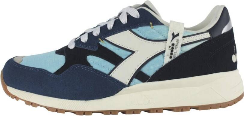 Diadora Sporty Worn Effect Sneakers Blue Heren