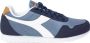 Diadora Blauwe Sportieve Rubberen Zool Sneakers Multicolor Heren - Thumbnail 1