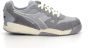 Diadora Grijze Platte Schoenen Exclusieve Hairy Suede Variant Gray Heren - Thumbnail 6