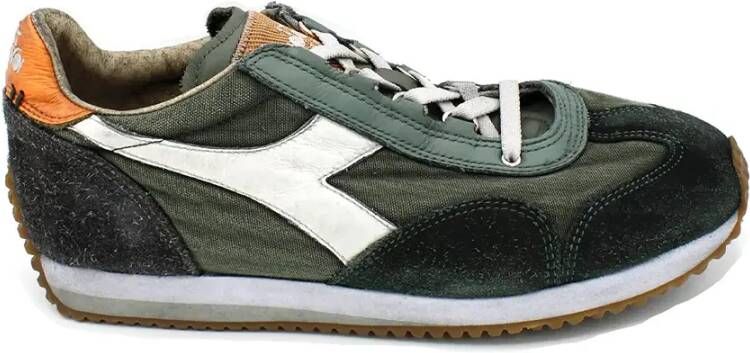 Diadora Groene Equipe H Lage Sneakers Multicolor Heren