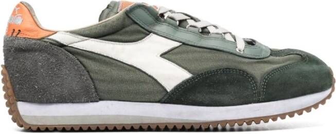 Diadora Groene Equipe H Lage Sneakers Multicolor Heren