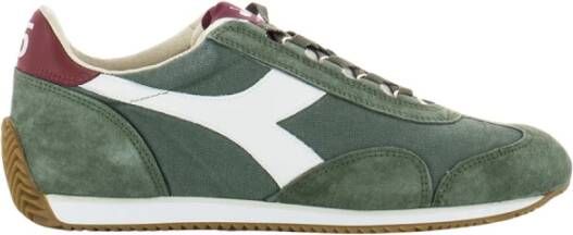 Diadora Canvas Stone Wash Sneakers Green Heren