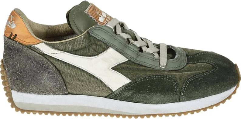 Diadora Groene Equipe H Lage Sneakers Multicolor Heren