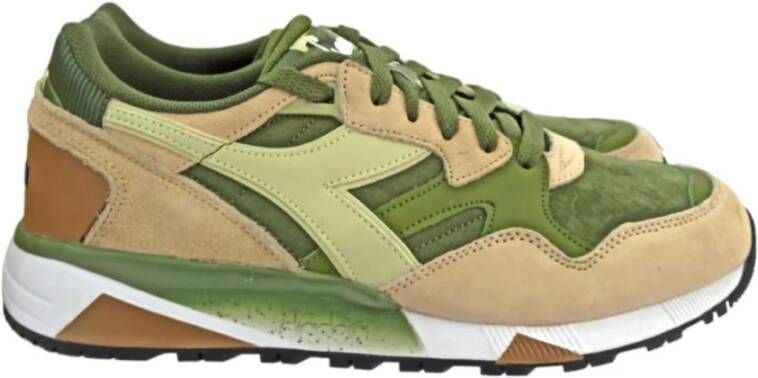 Diadora Elegante Sneakers van Suède met Rubberen Zool Meerkleurig Heren