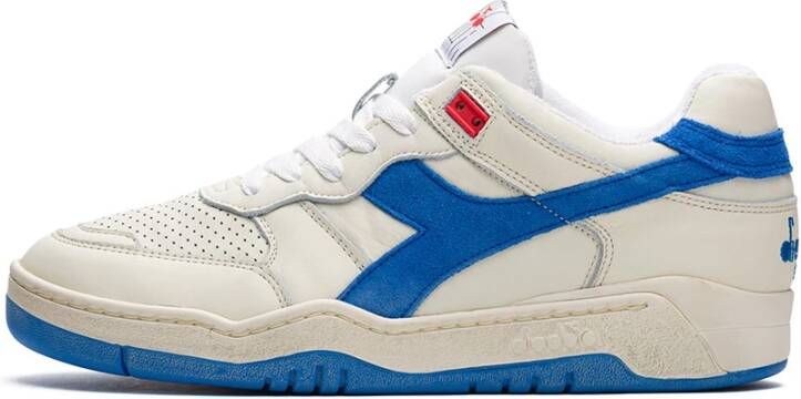 Diadora Sneaker B560 Gebruikt wit en blauw White Heren