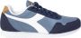 Diadora Blauwe Sportieve Rubberen Zool Sneakers Multicolor Heren - Thumbnail 8