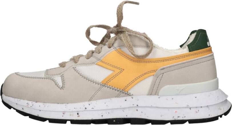 Diadora Hoge Kwaliteit Leren Sneakers voor Heren Beige Heren