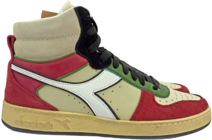 Diadora Legacy Mid-Top Basketbalsneakers Multicolor Heren