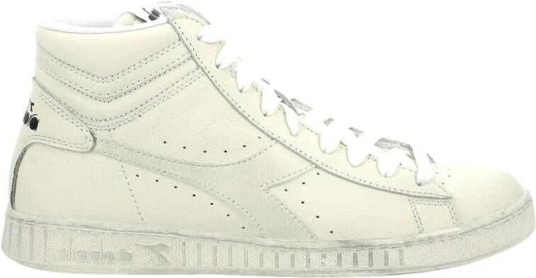 Retro Sneaker Game High Waxed Hoge sneakers Leren Sneaker Groen - Foto 14