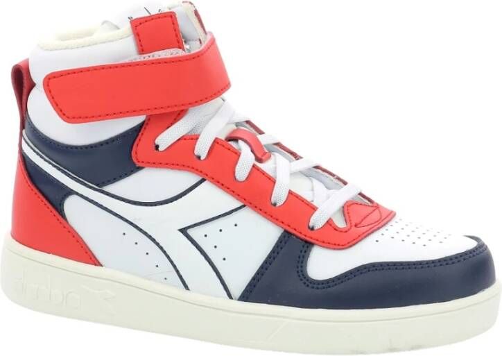 Diadora Magic Basket Mid kids sneaker Rood multi - Foto 2