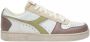 Diadora Magic Basket Low Icona Lage sneakers Leren Sneaker Wit - Thumbnail 101
