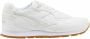 Diadora Witte Veterschoenen van Imitatieleer White Heren - Thumbnail 1