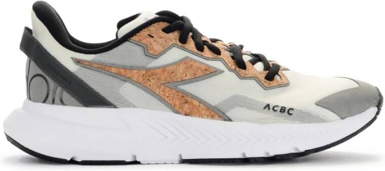 Diadora Mythos BL Volo 3 ACB Wit en Grijs Sneakers Grijs Heren