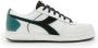 Diadora Magic Basket Low Icona Lage sneakers Leren Sneaker Wit - Thumbnail 79