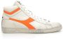 Diadora Hoge Fluorescerende Gewaxte Game L Schoenen White Heren - Thumbnail 1