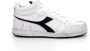 Diadora Icona Sneakers Lente Zomer Ledercollectie White Heren - Thumbnail 7