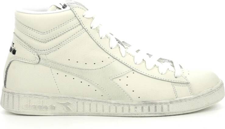 Retro Sneaker Game High Waxed Hoge sneakers Leren Sneaker Groen - Foto 12