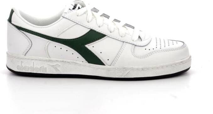 Diadora Magic Basket Low Icona Lage sneakers Leren Sneaker Heren Wit - Foto 7